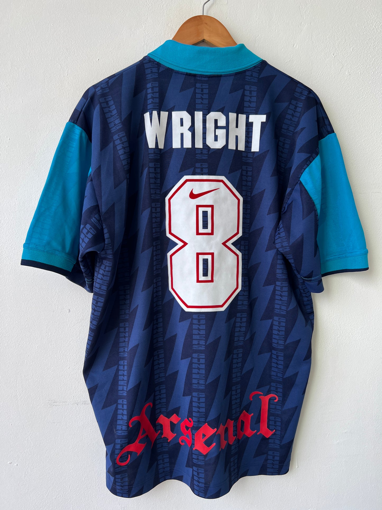 (L) Arsenal 1994-95 Away Shirt Wright #8