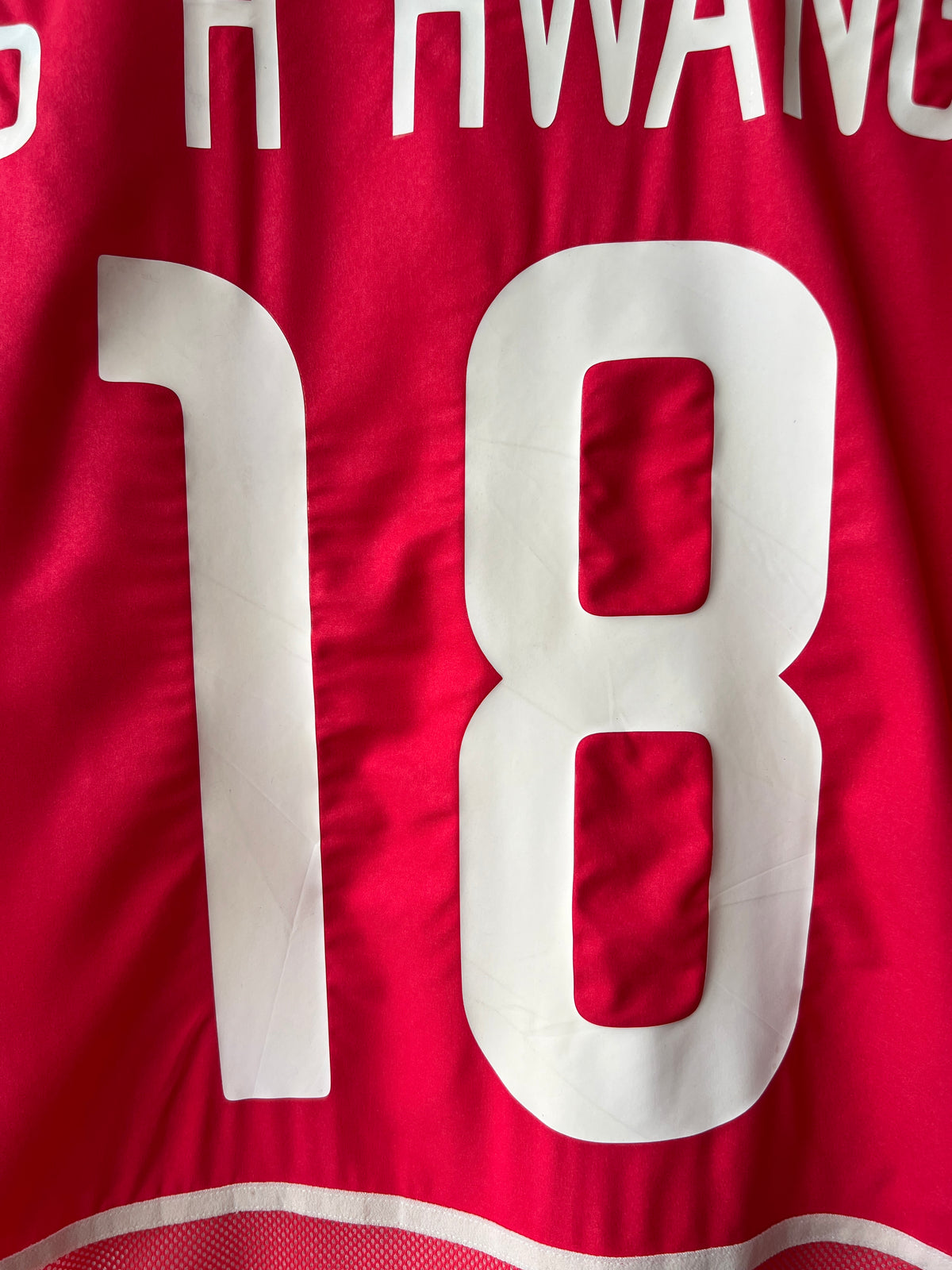 (M) South Korea 2002-04 Home Player Version Shirt S. H. Hwang #18