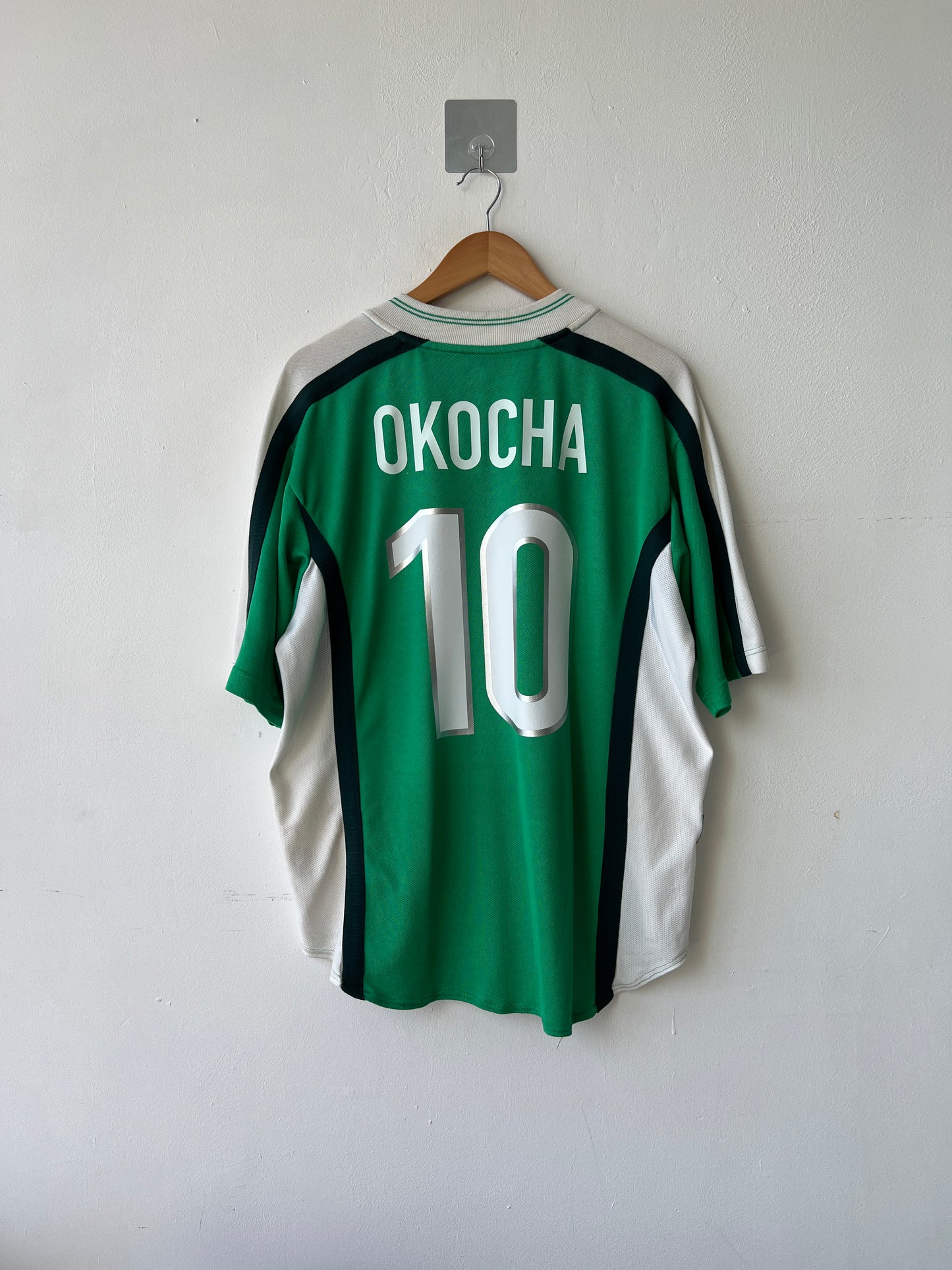 (L) Nigeria 1998-00 Home Shirt Okocha #10