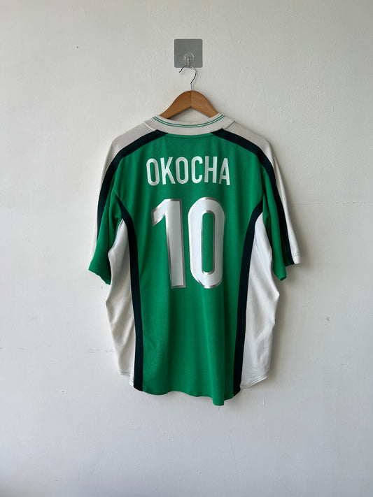 (L) Nigeria 1998-00 Home Shirt Okocha #10
