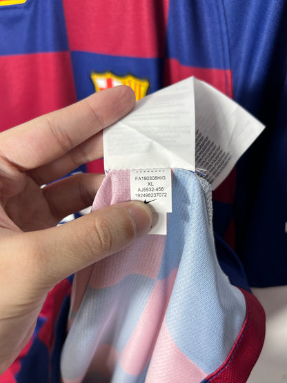 (XL) Barcelona 2019-20 Home Shirt Pique #3 (NEW)