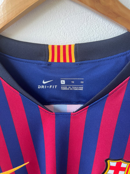 (XL) Barcelona 2018-19 Home Shirt Messi #10 (NEW)