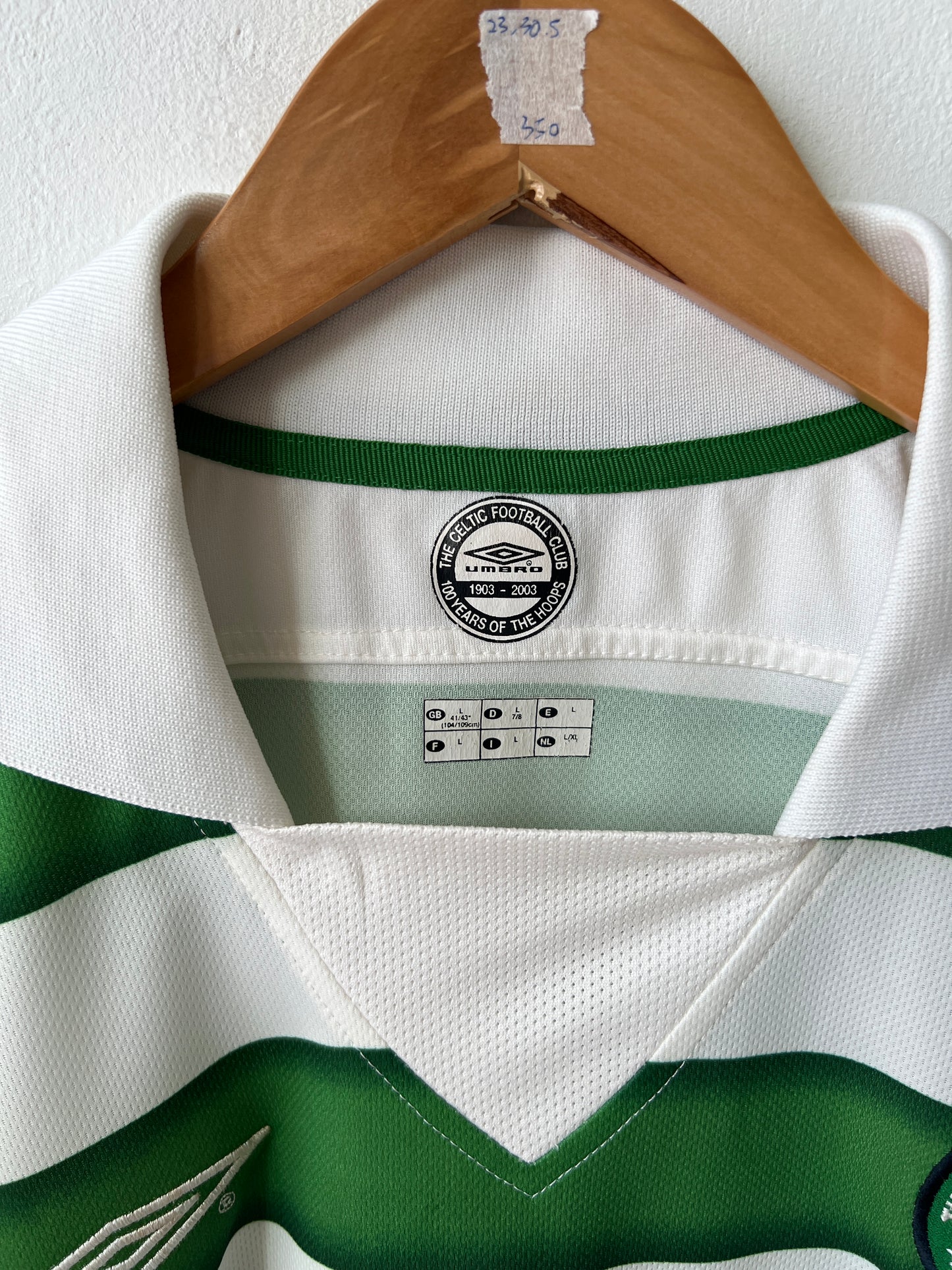 (L) Celtic 2004-05 Home Shirt Hartson #10