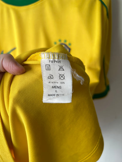 (L) Brazil 1998-00 Home Shirt Ronaldo #9