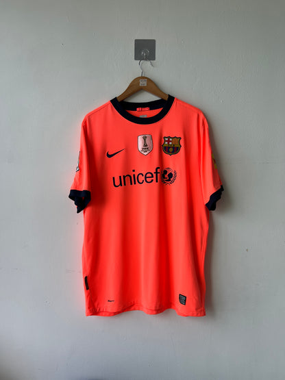 (XL) Barcelona 2009-11 Away Shirt Pique #3