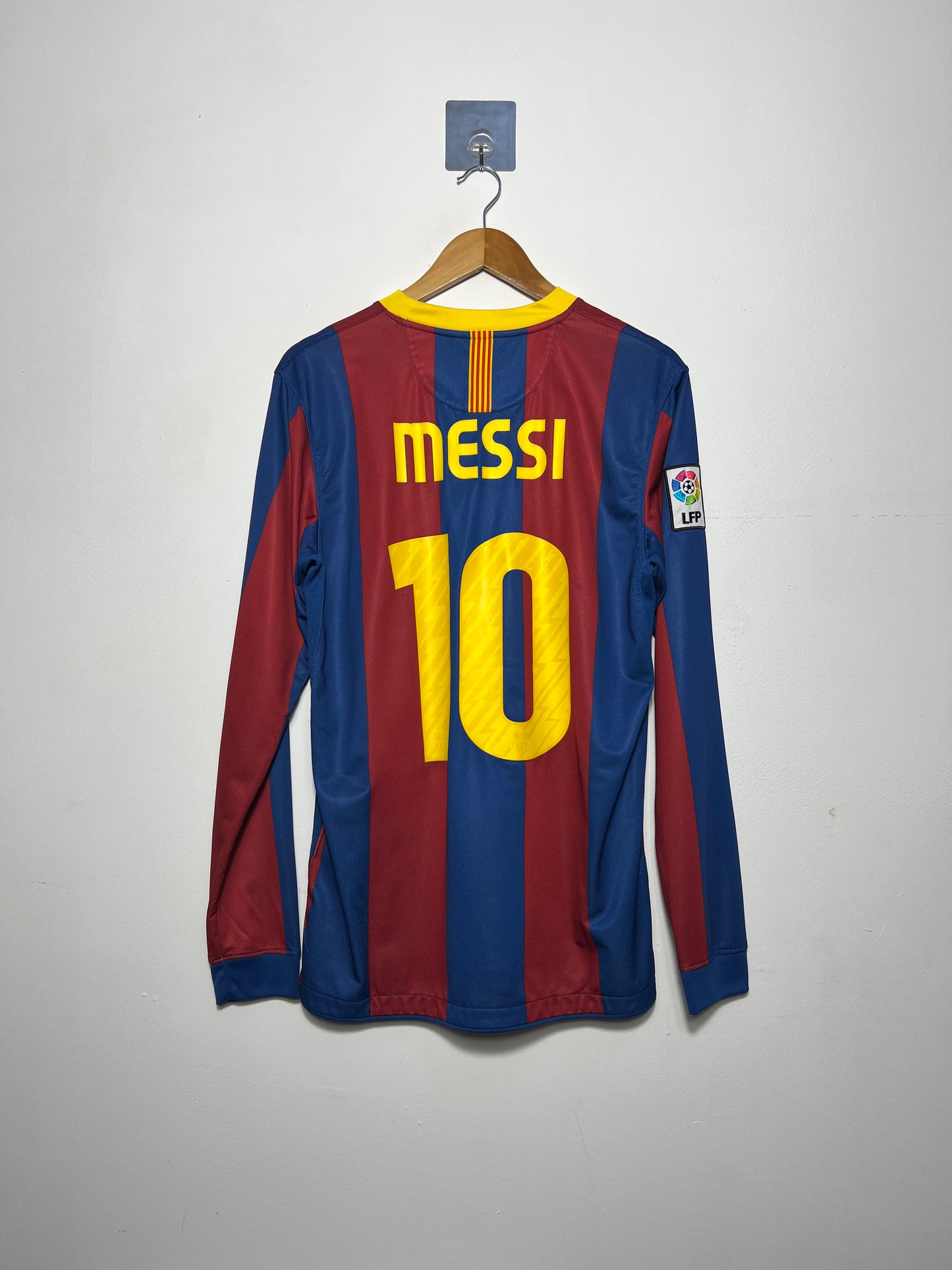 (M) Barcelona 2010-11 Home Long Sleeve Shirt Messi #10