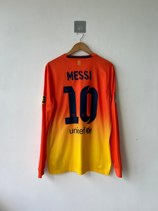 Barcelona 2012-13 Away Long Sleeve Shirt Messi #10 (L)
