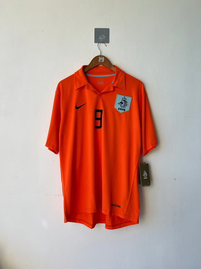 Netherlands 2006-08 Home Shirt v. Nistelrooy #9 (NEW) (XL)