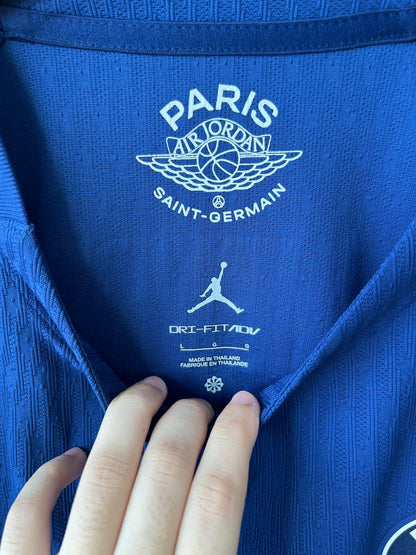 (L) PSG 2024-25 Fourth Long Sleeve Player Version Shirt N. Mendes #25 (NEW)
