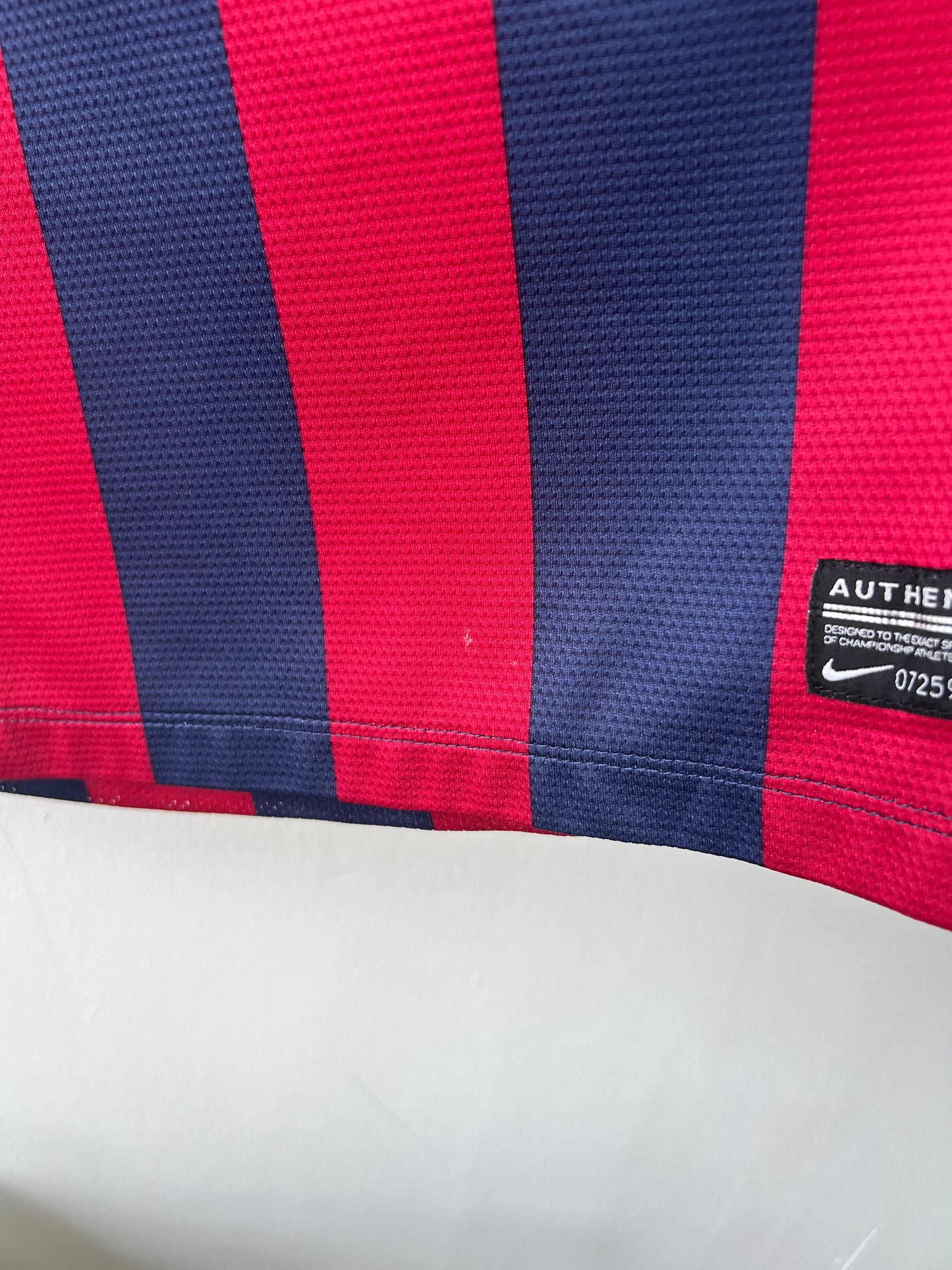 (XL) Barcelona 2013-14 Home Player Version Shirt Messi #10