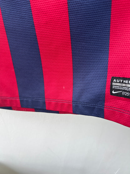 (XL) Barcelona 2013-14 Home Player Version Shirt Messi #10