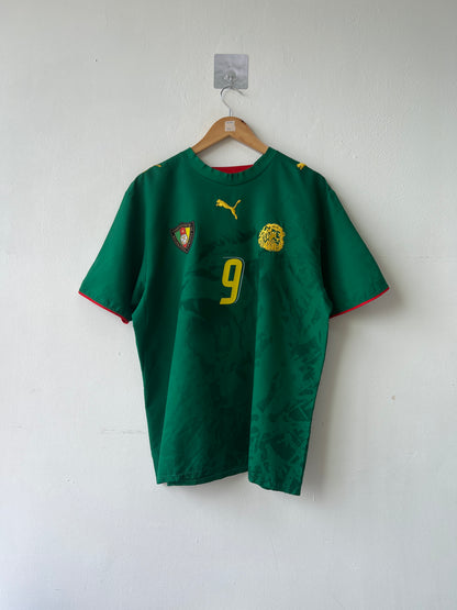 (L) Cameroon 2006-08 Home Shirt Eto'o #9