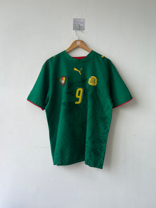 (L) Cameroon 2006-08 Home Shirt Eto'o #9
