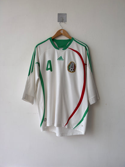 (L) Mexico 2008-10 Away 3/4 Sleeves Shirt R. Marquez #4
