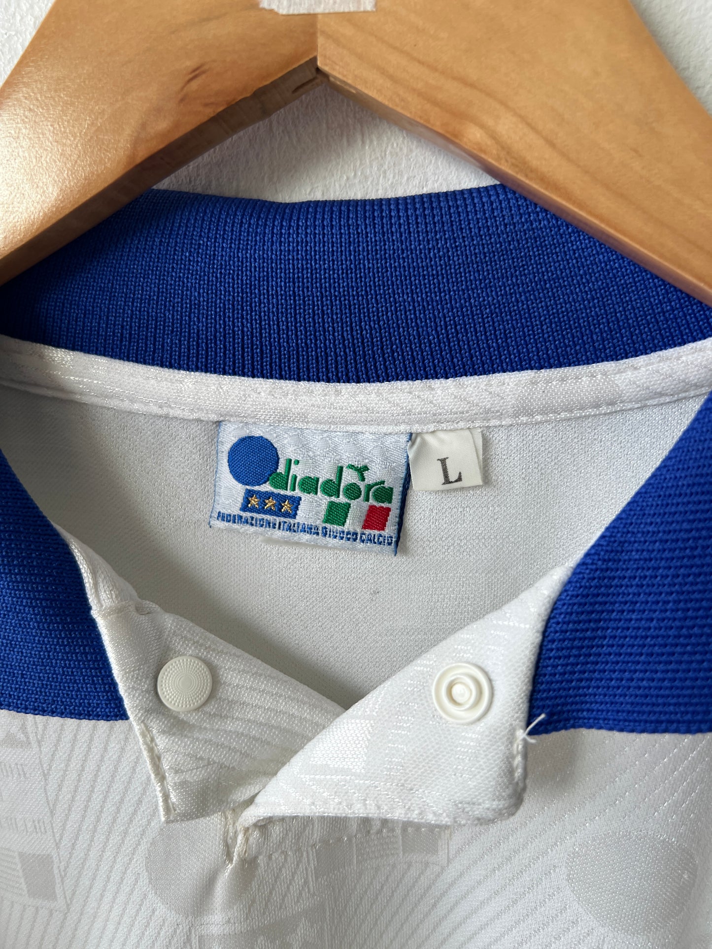 (L) Italy 1994-95 Away Shirt R. Baggio #10