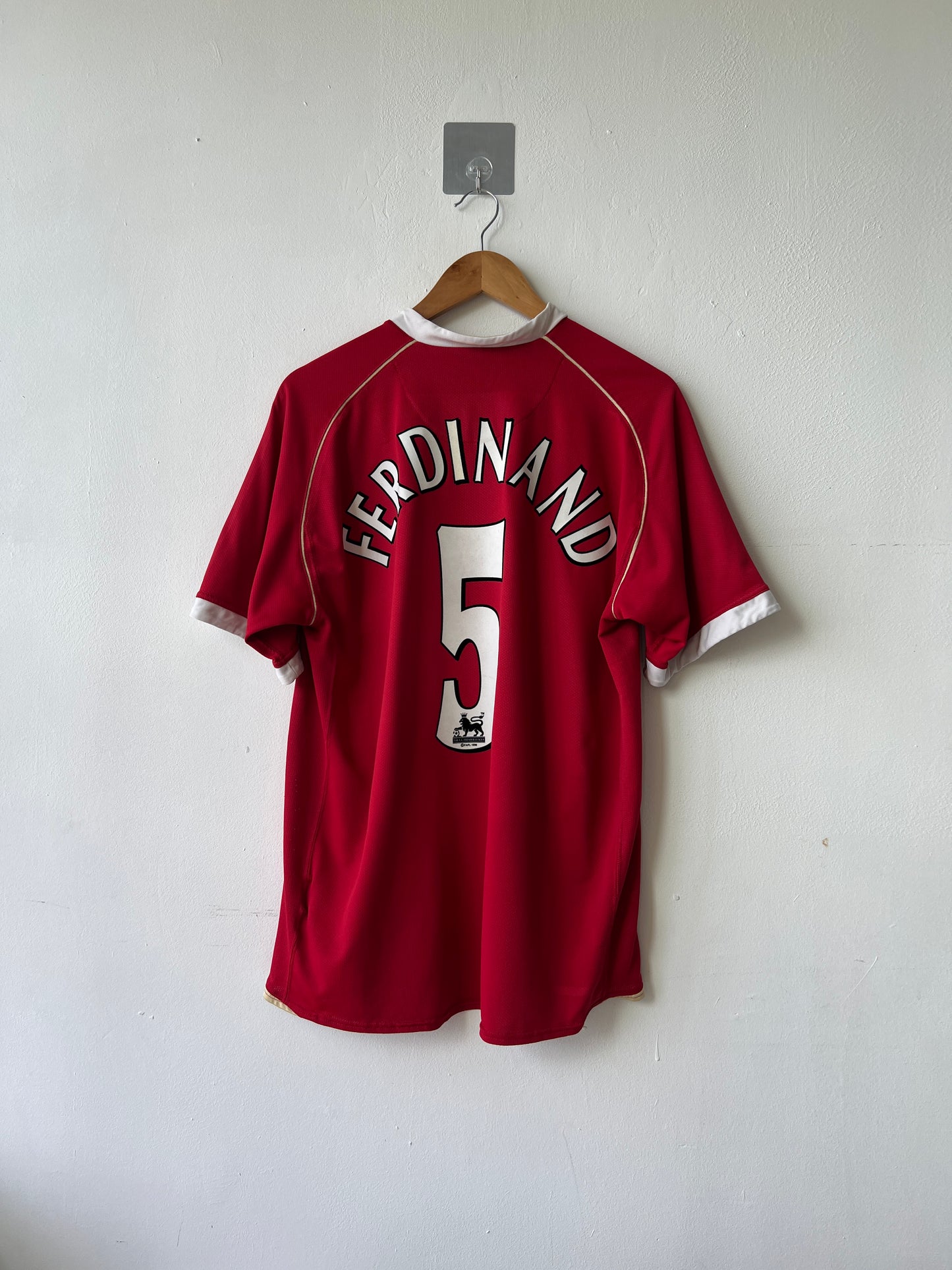 (L) Manchester United 2006-07 Home Shirt Ferdinand #5