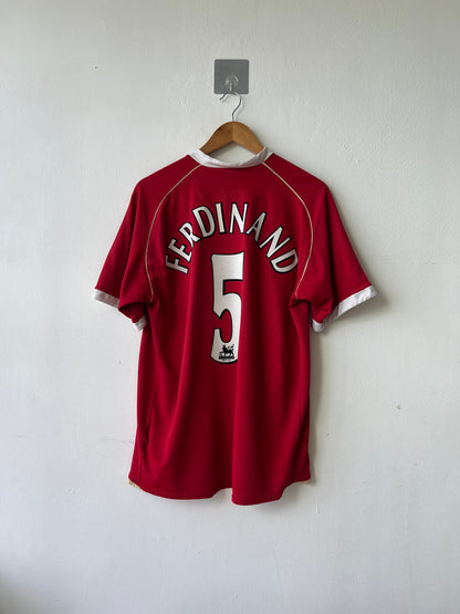 (L) Manchester United 2006-07 Home Shirt Ferdinand #5