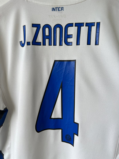 (M) Inter Milan 2010-11 Away Shirt J. Zanetti #4