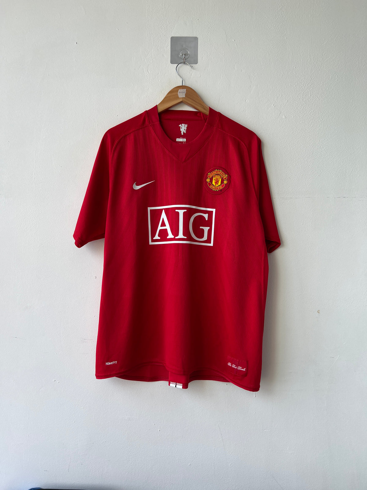 (XL) Manchester United 2007-09 Home Shirt Ronaldo #7