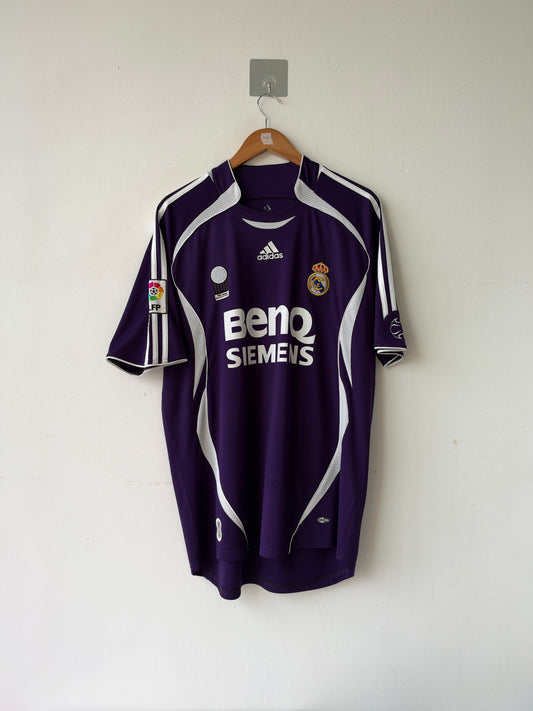 (XL) Real Madrid 2006-07 Third Shirt Beckham #23