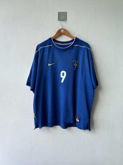 (XL) Brazil 1998-00 Away Shirt Ronaldo #9