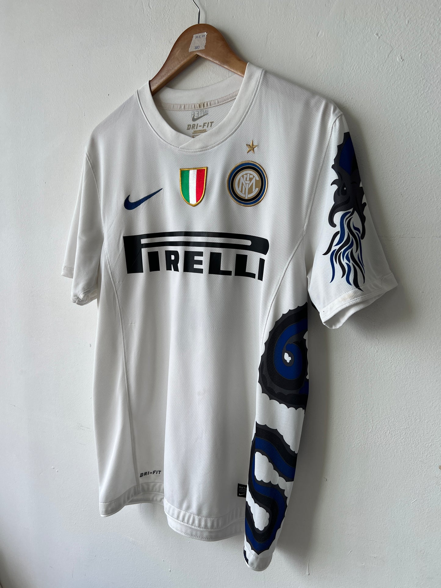 (M) Inter Milan 2010-11 Away Shirt J. Zanetti #4