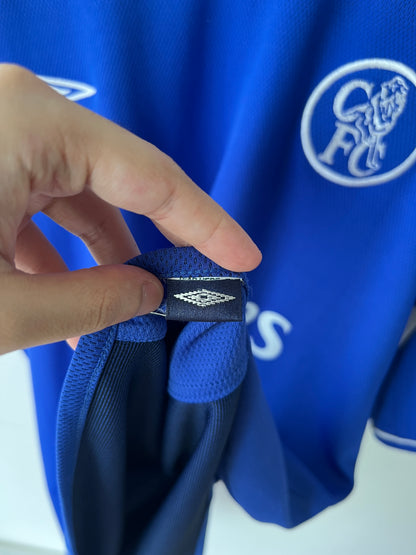 (L) Chelsea 2003-05 Home Shirt Drogba #15 (Reversible)