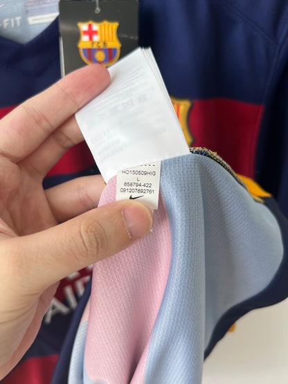 (L) Barcelona 2015-16 Home Shirt Messi #10 (NEW)