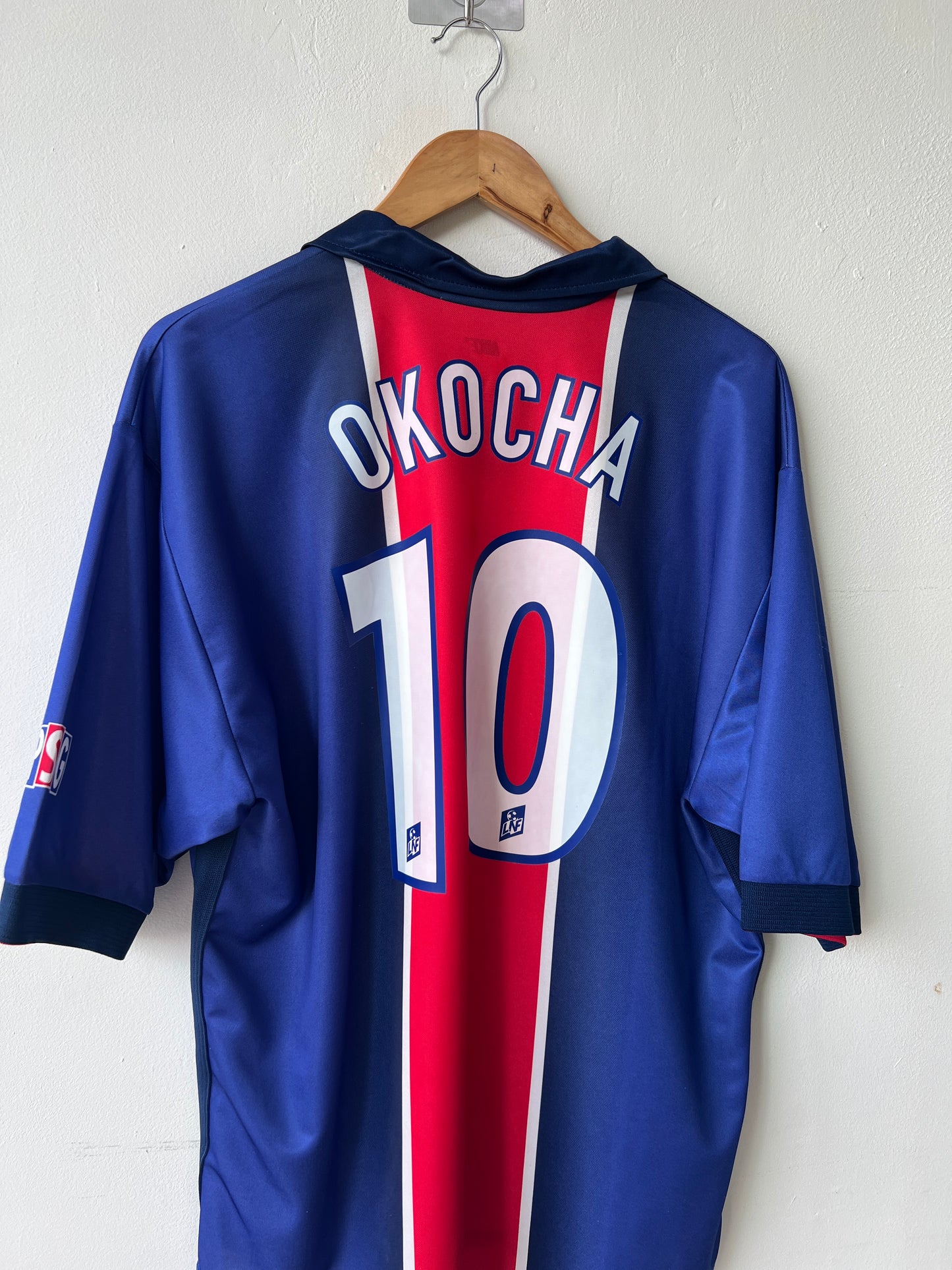 (XL) PSG 1998-99 Home Shirt Okocha #10