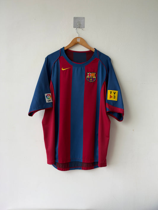 (XL/XXL) Barcelona 2004-05 Home Shirt Messi #30