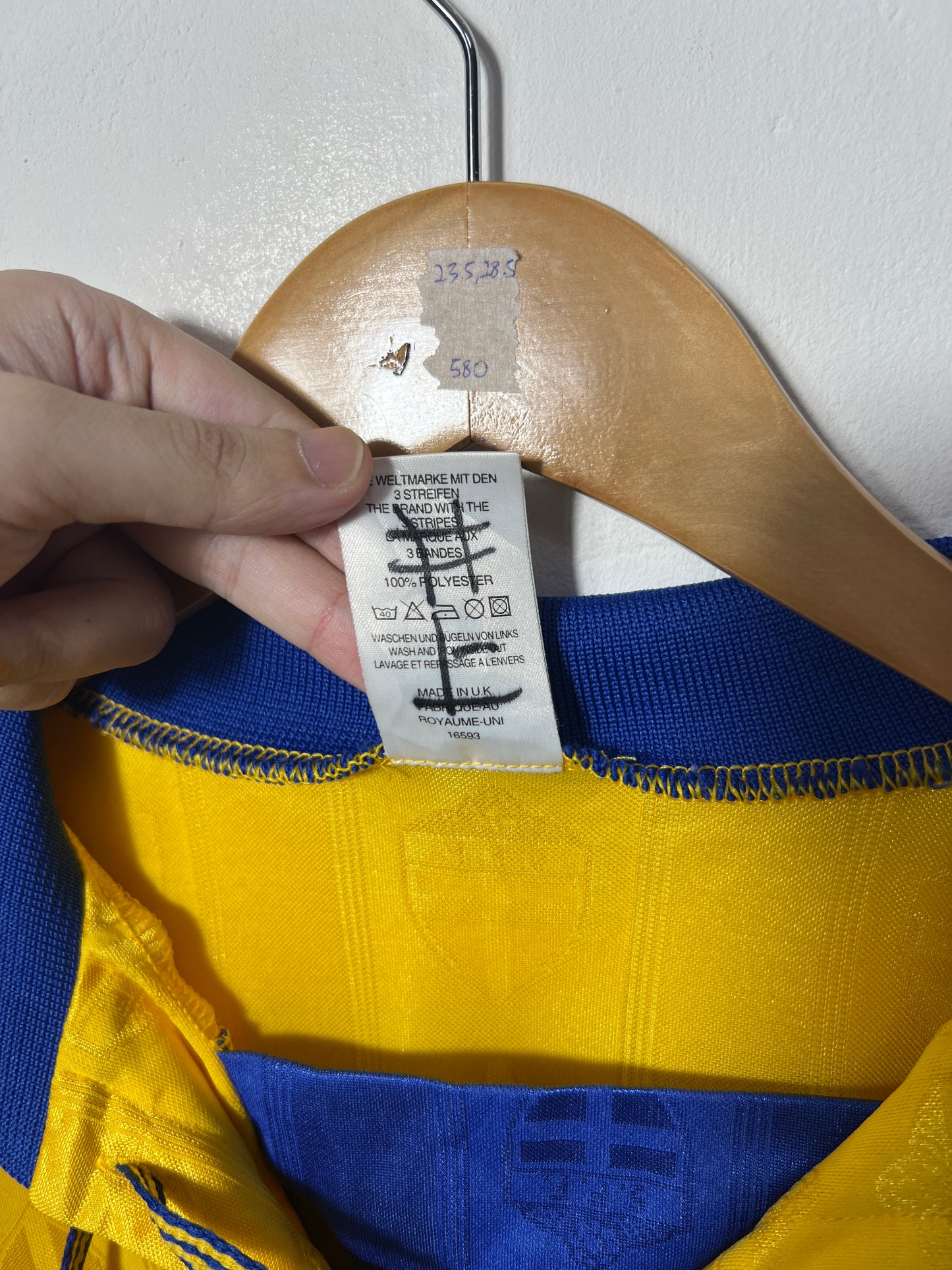 (L) Sweden 1998-99 Home Shirt