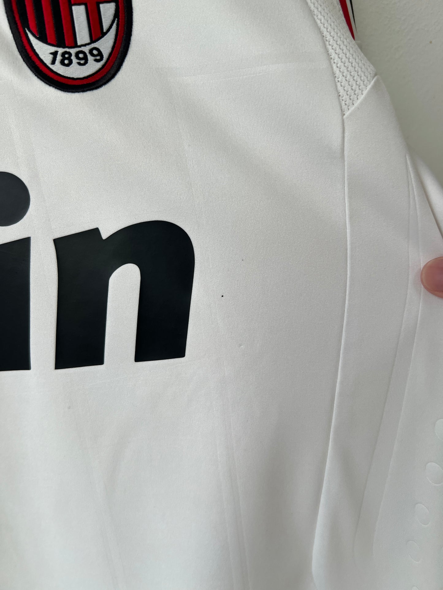 (L fits XL) AC Milan 2008-09 Away Shirt Beckham #32