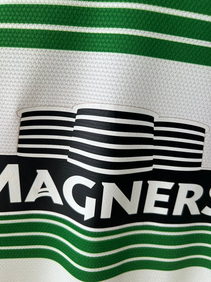 (L) Celtic 2013-14 Home Long Sleeve Shirt Virgil #5