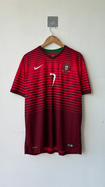 Portugal 2014 Home Shirt Ronaldo #7 (XL)