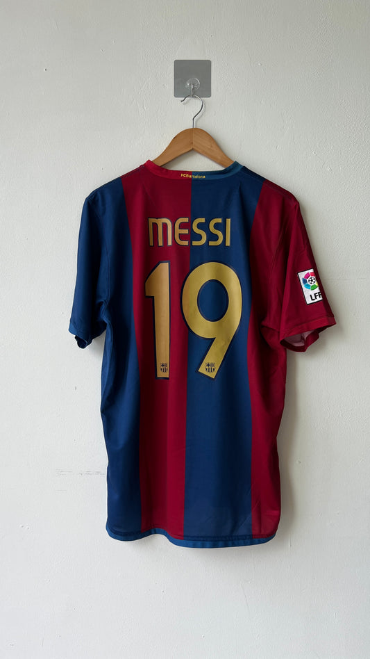 Barcelona 2006-07 Home Shirt Messi #19 (L)