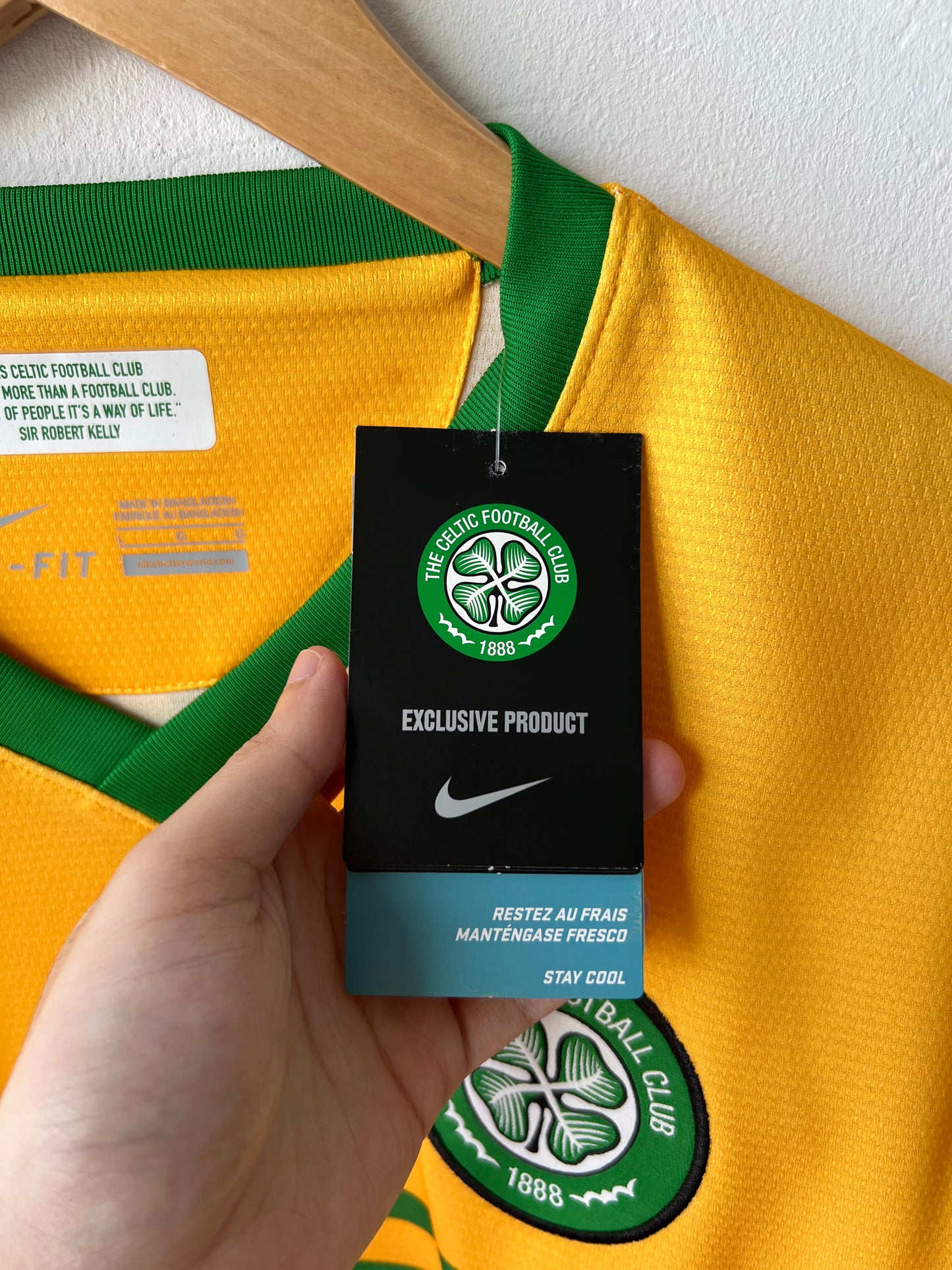 (L) Celtic 2013-14 Away Shirt Virgil #5 (NEW)