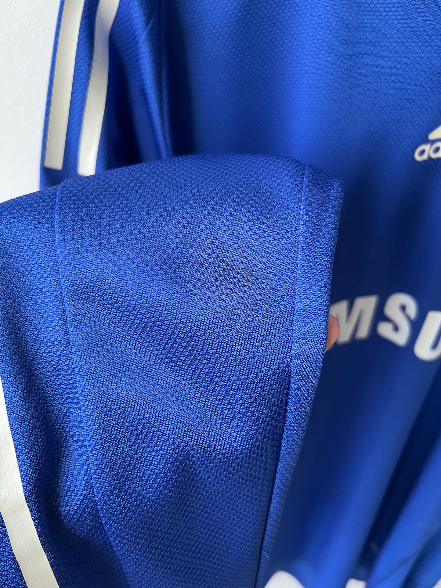 (L) Chelsea 2008-09 Home Long Sleeve Player Version Shirt Drogba #11