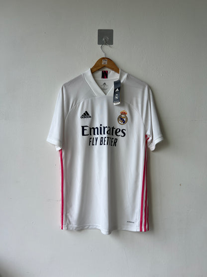 (L) Real Madrid 2020-21 Home Shirt Kroos #8 (NEW)
