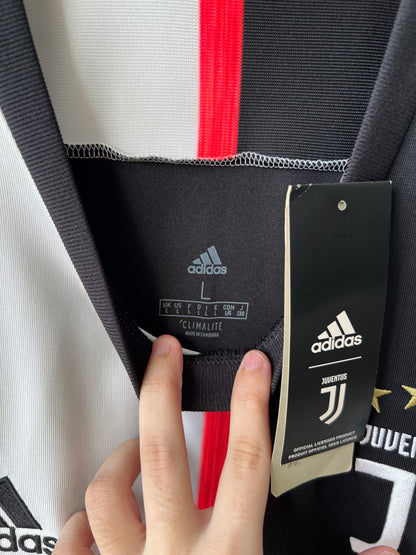 (L) Juventus 2019-20 Home Shirt Ronaldo #7 (Arabic) (NEW)