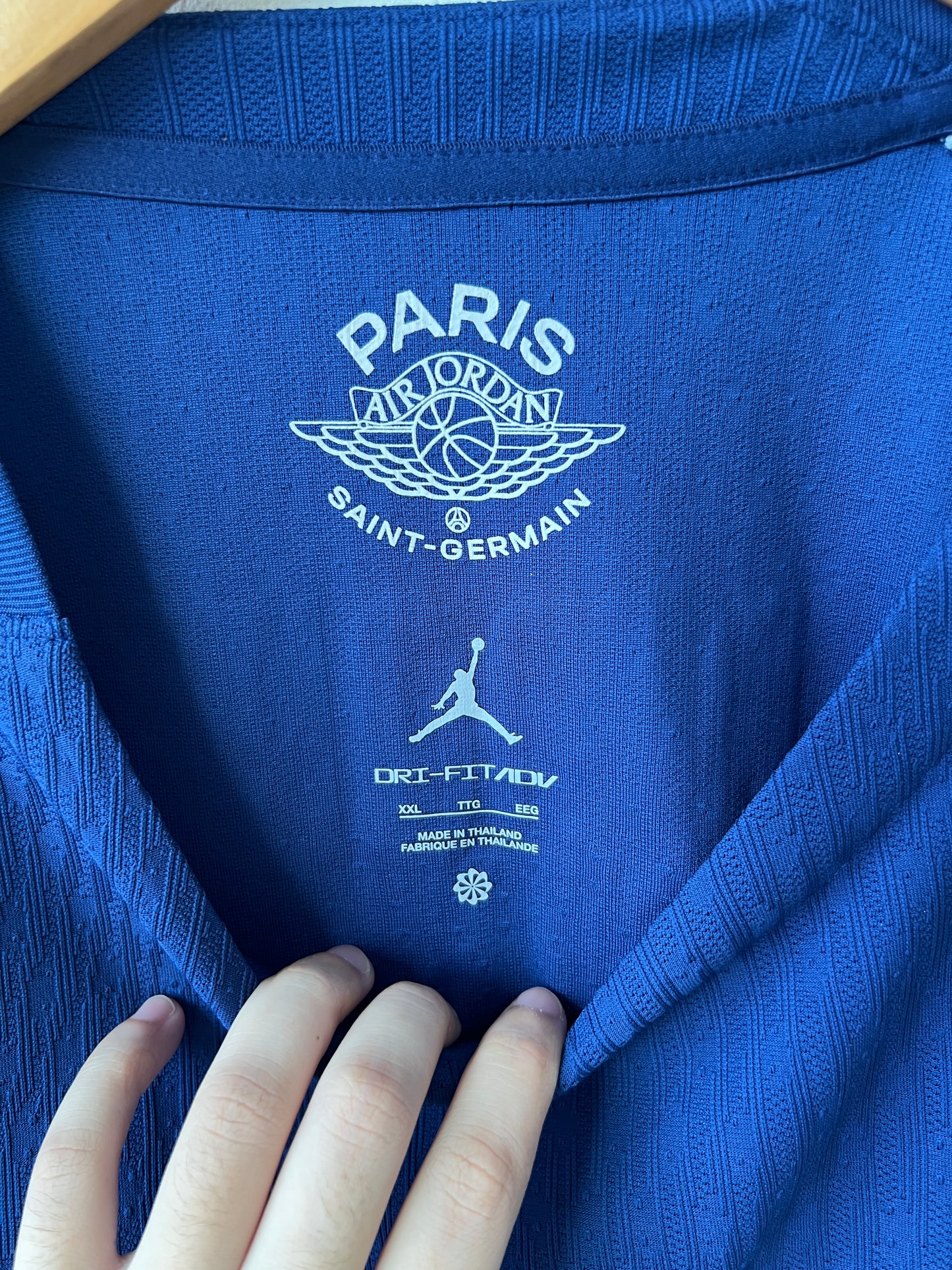 (XXL) PSG 2024-25 Fourth Long Sleeve Player Version Shirt D. Doue #14 (NEW)