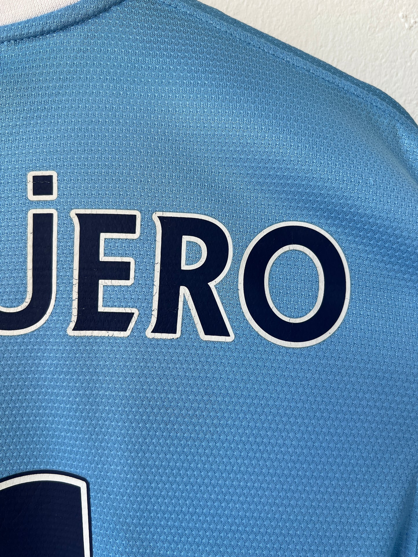 (M) Manchester City 2013-14 Home Shirt Kun Aguero #10