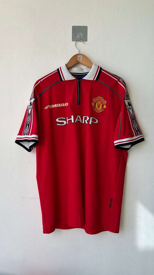 Manchester United 1998-00 Home Shirt Keane #16 (XL)