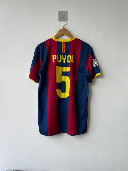 (L) Barcelona 2010-11 Home Shirt Puyol #5