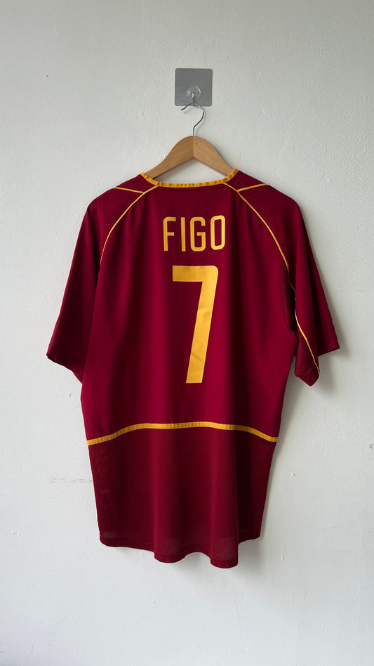 Portugal 2002-04 Home Shirt Figo #7 (L)