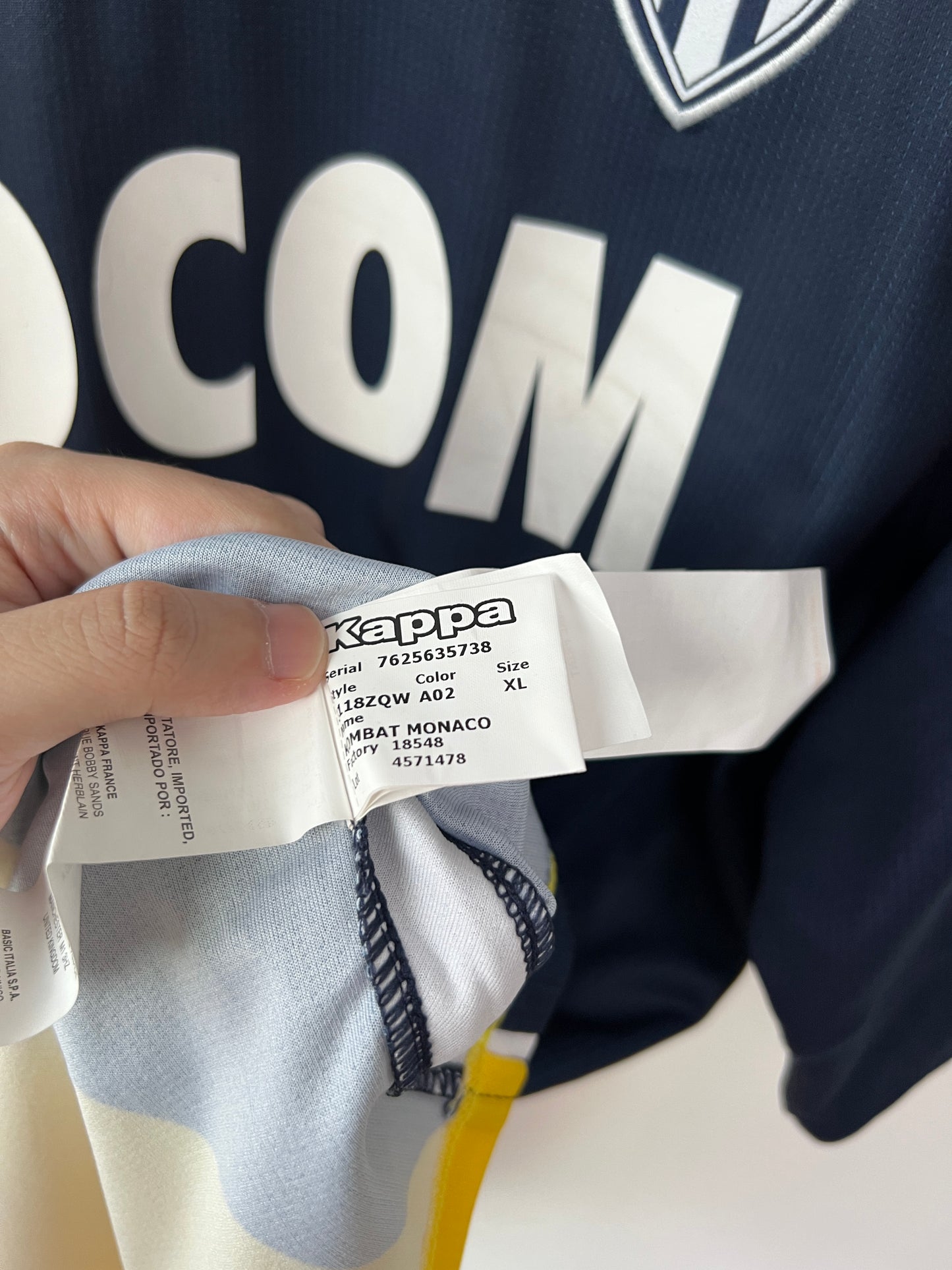 (XL fits L) AS Monaco 2020-21 Away Shirt Volland #31 (NEW)