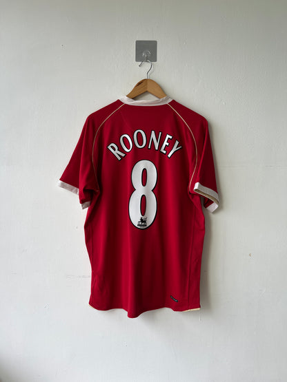 (L) Manchester United 2006-07 Home Shirt Rooney #8