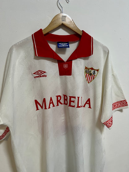 (XL) Sevilla 1994-96 Home Shirt Moacir #15