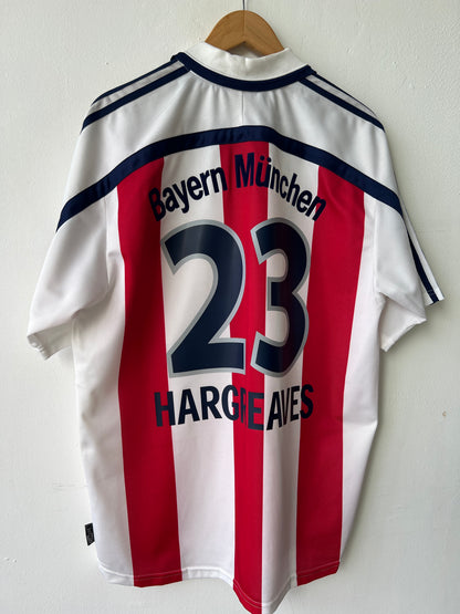 (L) Bayern Munich 2000-02 Away Shirt Hargreaves #23