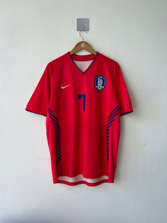 (L) South Korea 2006-08 Home Shirt Jisung #7