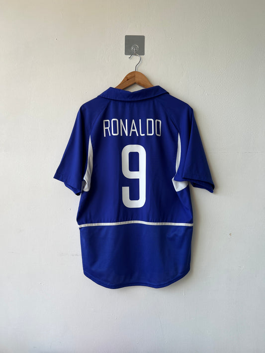 Brazil 2002-04 Away Shirt Ronaldo #9 (M)